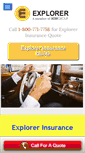 Mobile Screenshot of explorerinsurancequotes.com